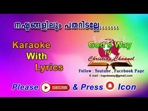 Nashtangalilum Pathareedalle Karaoke With Lyrics